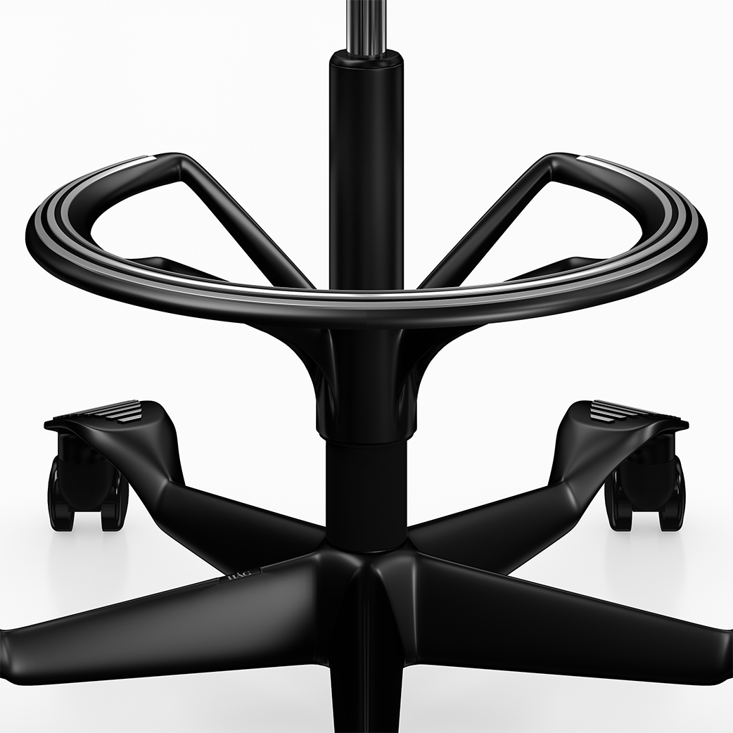Black 18" Foot Ring - FR18B